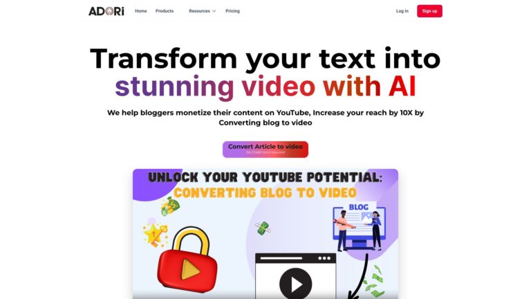 Innovative Adoriai AI Tool Review
