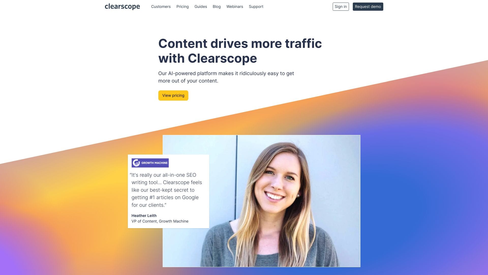Clearscope logo