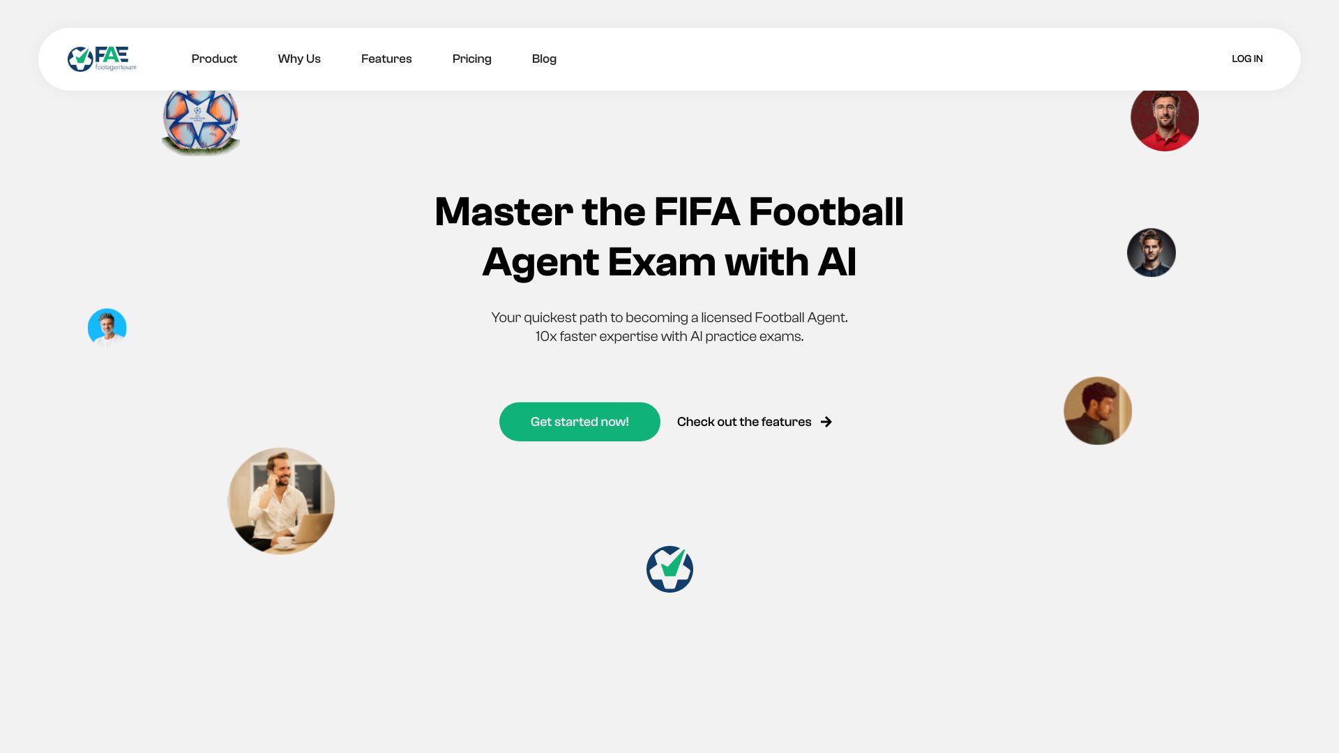 FootAgentExam.com logo