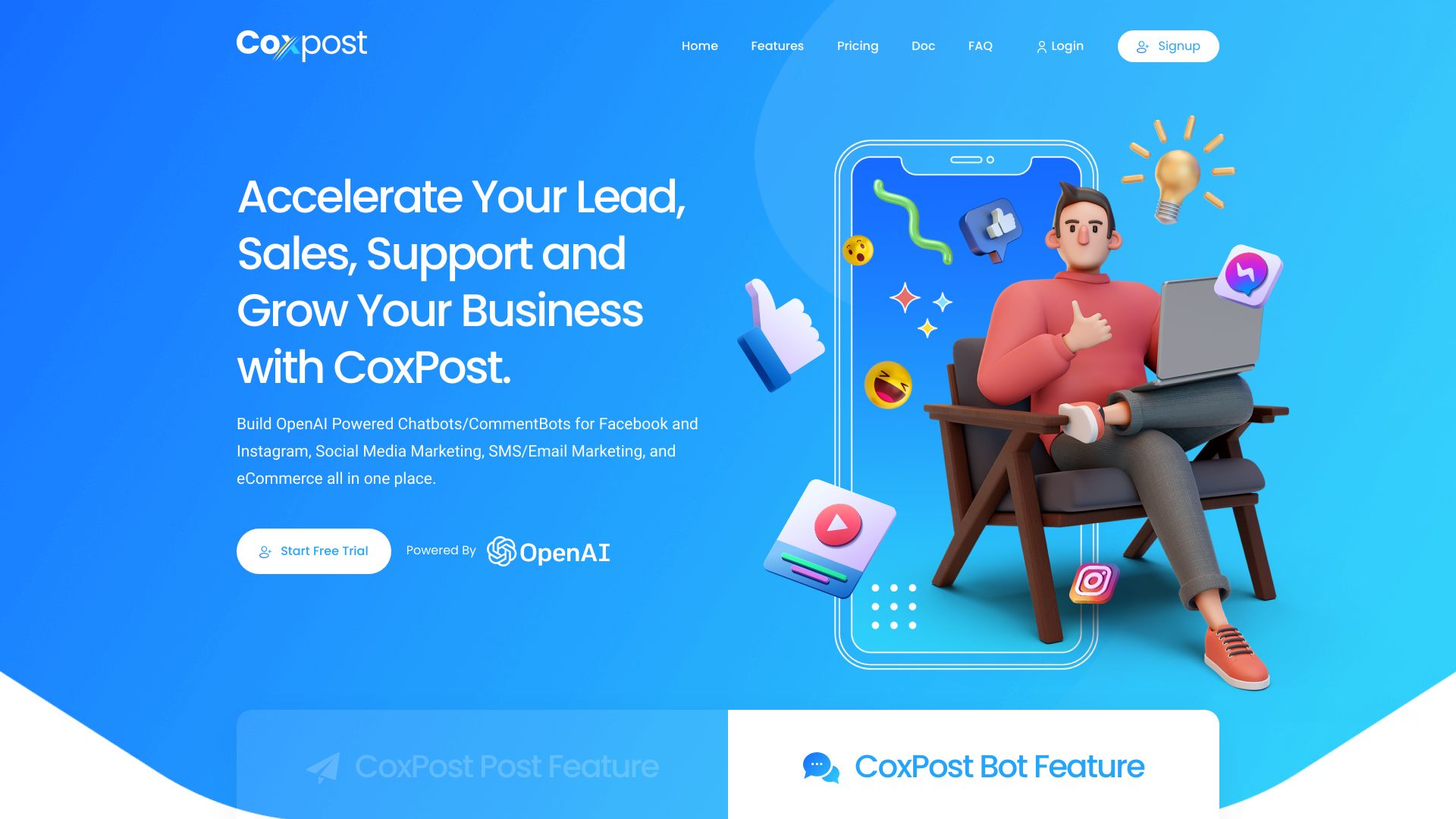 CoxPost logo