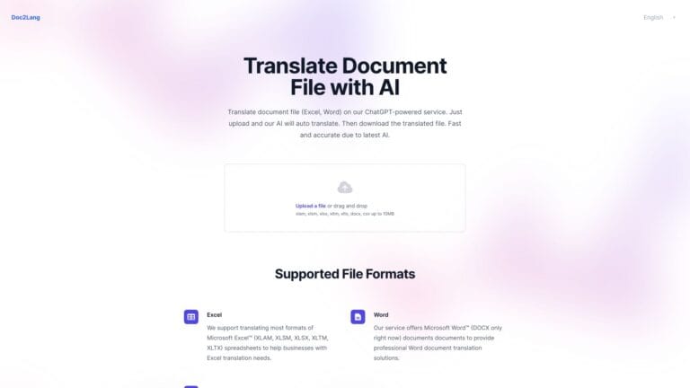 Trending Doc2lang AI Tool Review