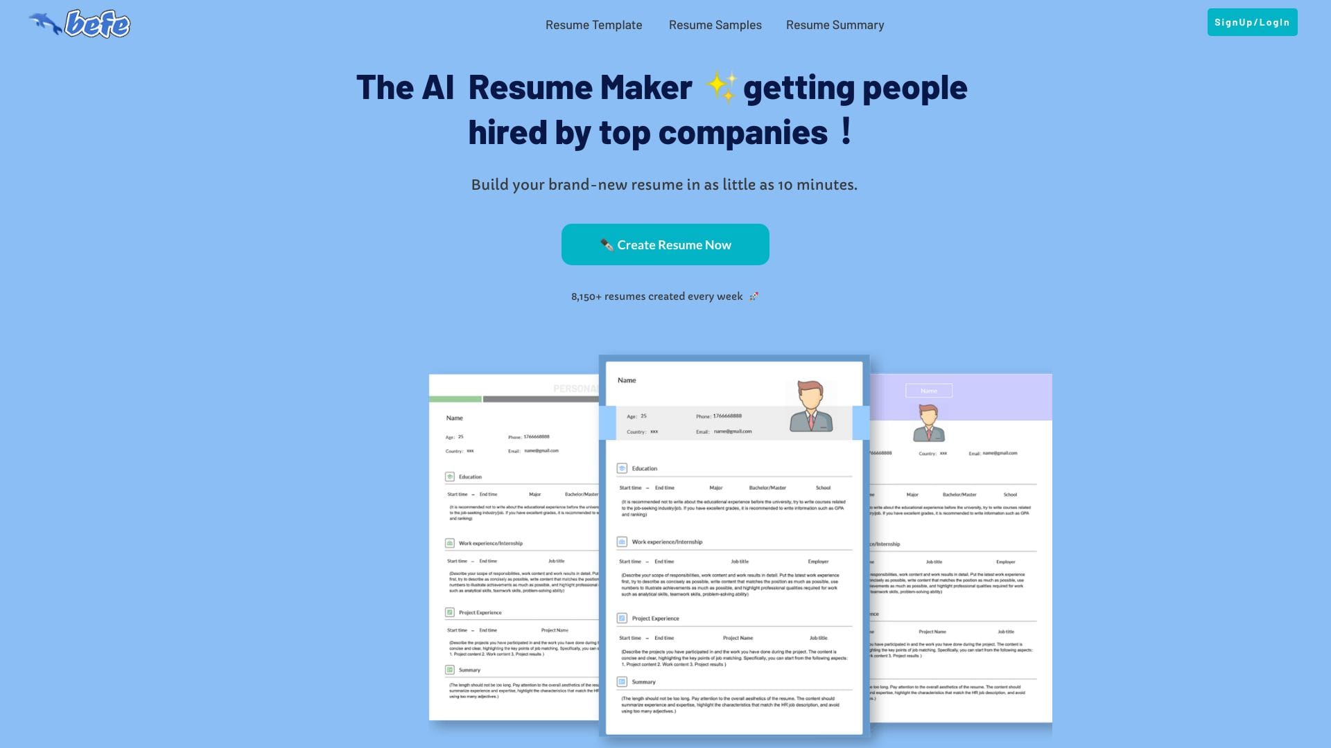 Befe AI Resume Maker logo