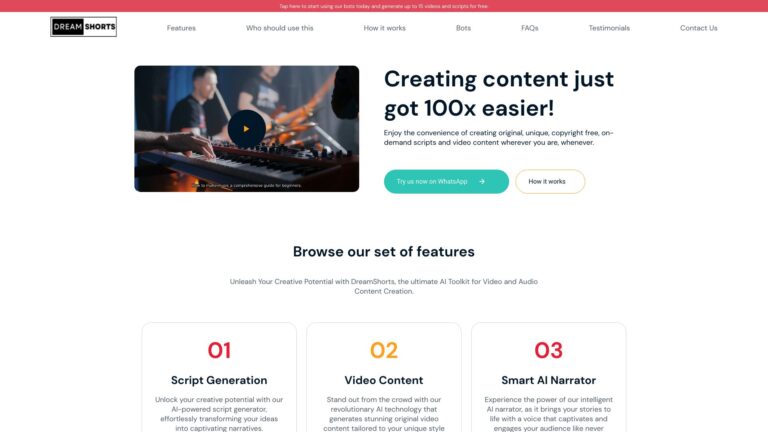 Trending Dreamshorts AI Tool Review