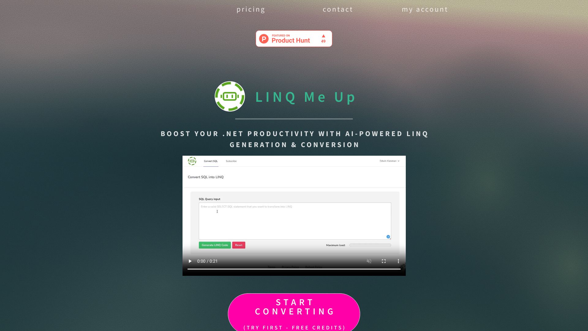 LINQ Me Up logo