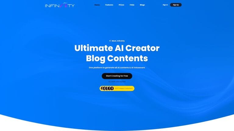 Top Infinaity AI Tool Review