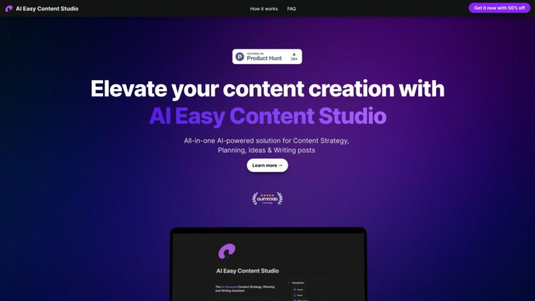 Trending AI Easy Content Studio AI Tool Review