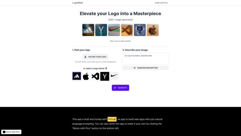 Free Logomeld AI Tool Review