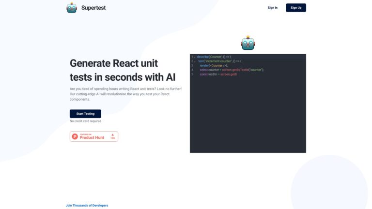 Powerful Supertest AI Tool Review
