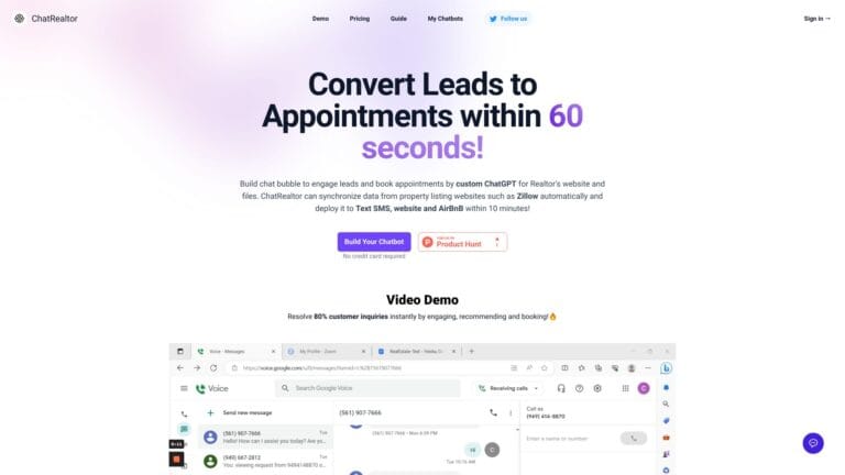 Advanced Chatrealtor AI Tool Review
