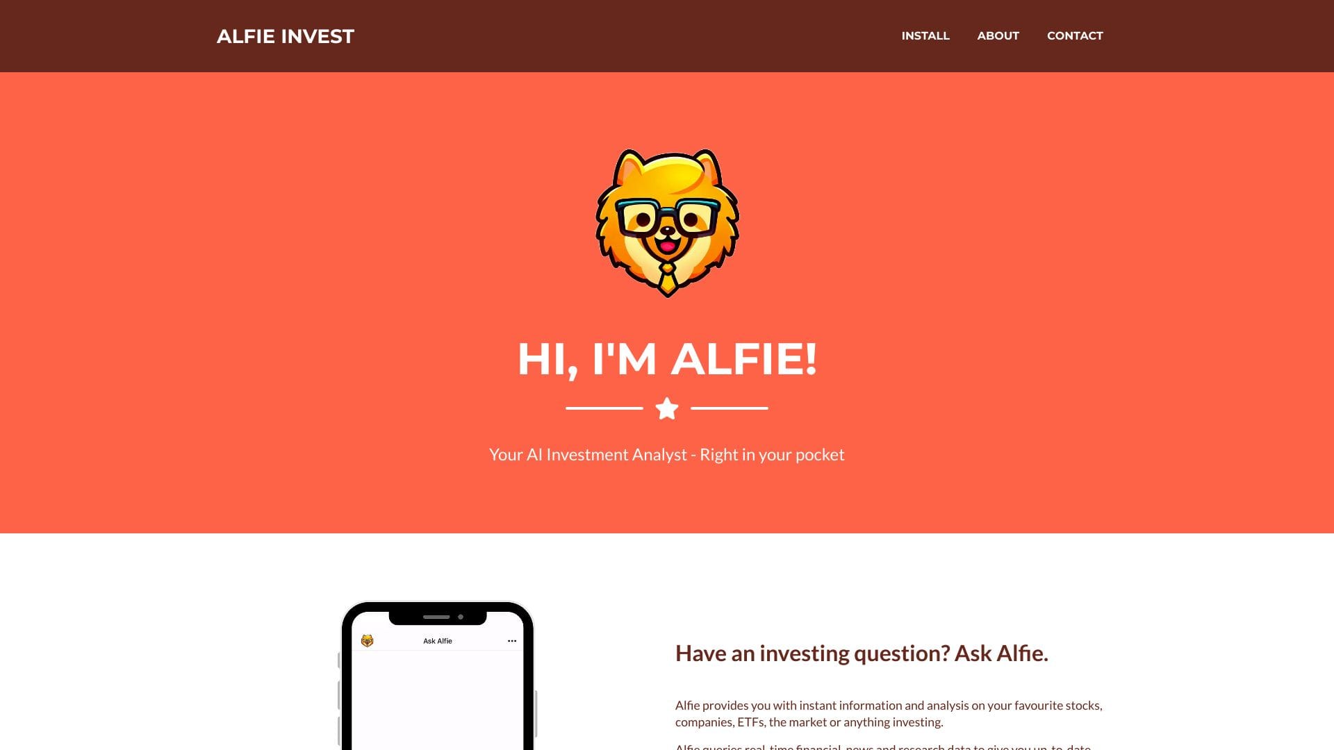Alfie Invest logo