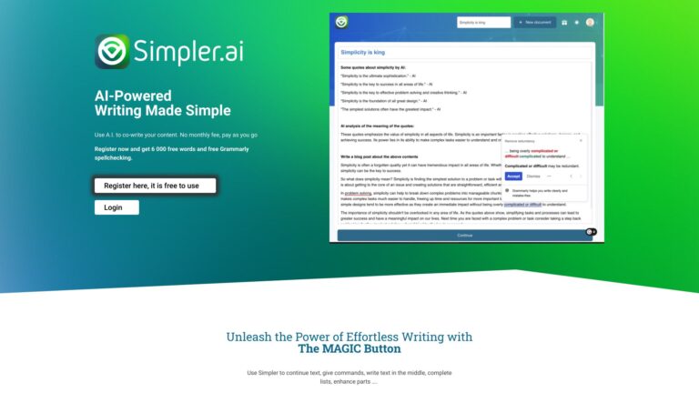Top Simpler.ai AI Tool Review