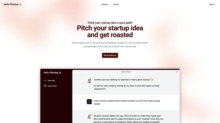 New Hell’s Pitching AI Tool Review
