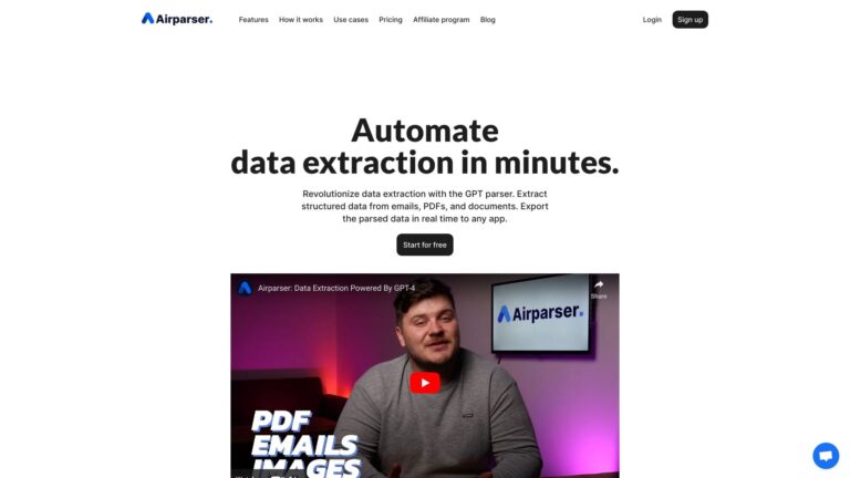 Advanced AIrparser AI Tool Review