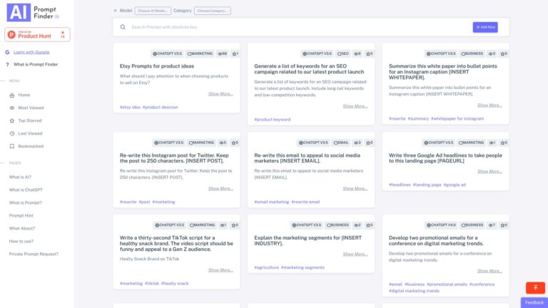 Free Prompt Finder AI Tool Review