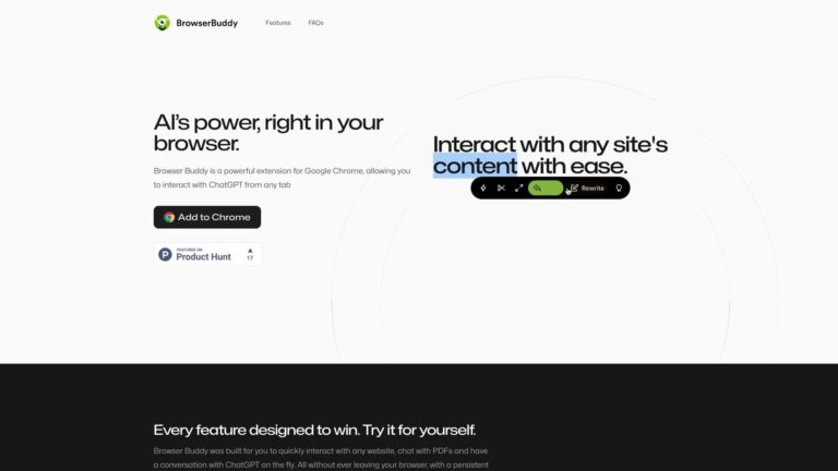 Popular Browser Buddy AI Tool Review