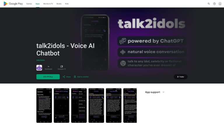 Smart Talk2idols AI Tool Review