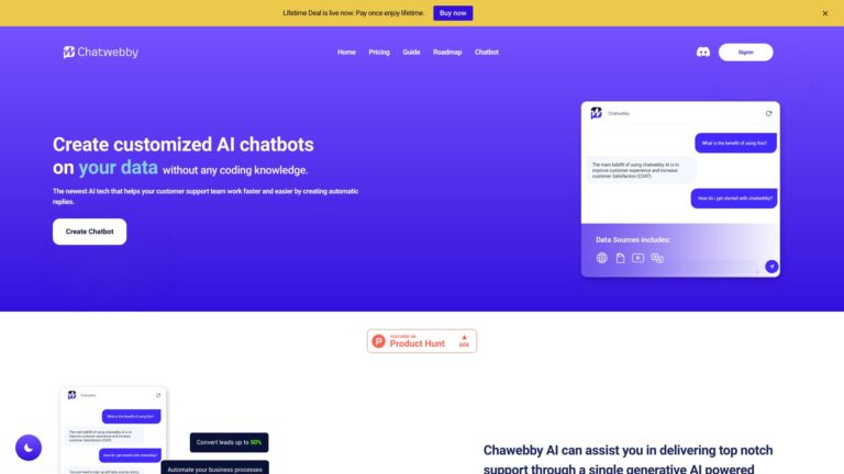 Advanced Chatwebby AI Tool Review