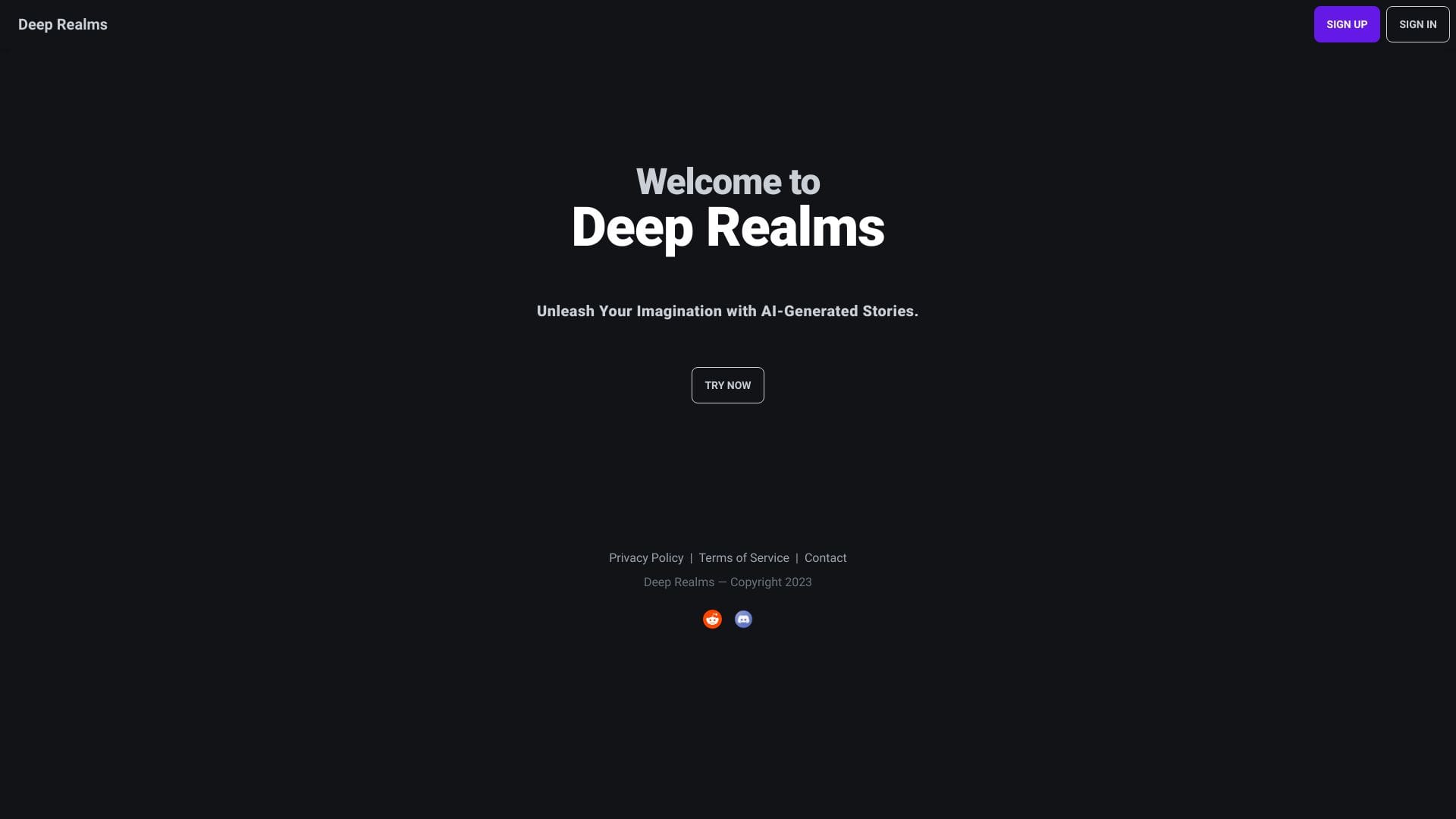 Deep Realms logo