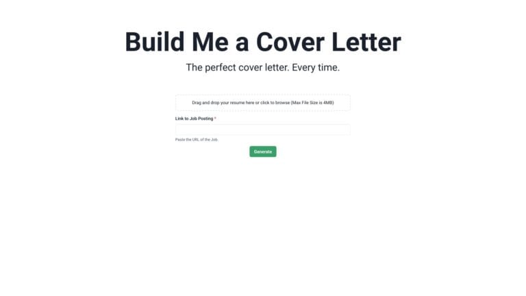 Trending Buildmeacoverletter AI Tool Review