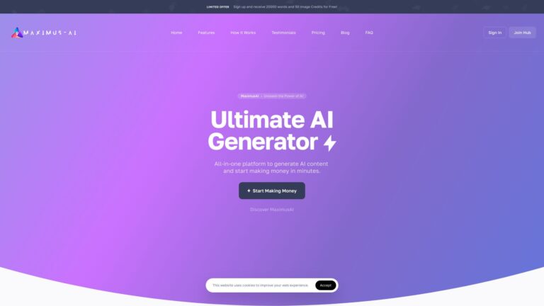 Advanced Maximus AI AI Tool Review