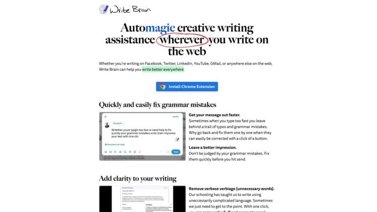 Top Write Brain AI Tool Review