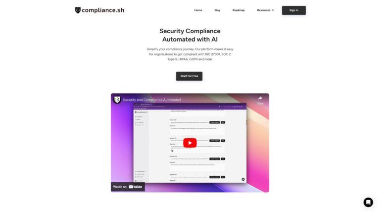Free Compliance.sh AI Tool Review