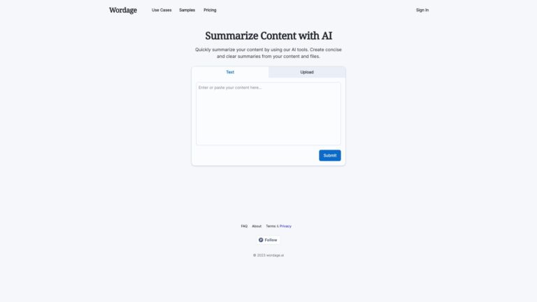 Top Wordage AI AI Tool Review