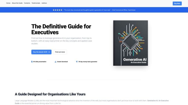 Trending Executiveguide.ai AI Tool Review