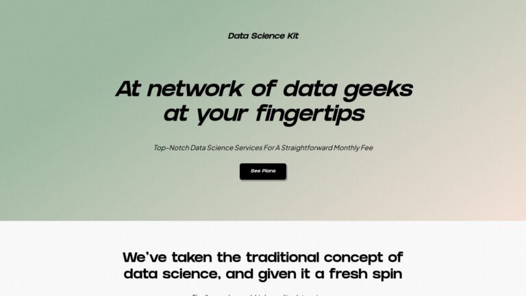 Top Data Science Kit AI Tool Review