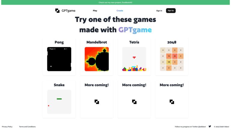Smart Gptgame AI Tool Review
