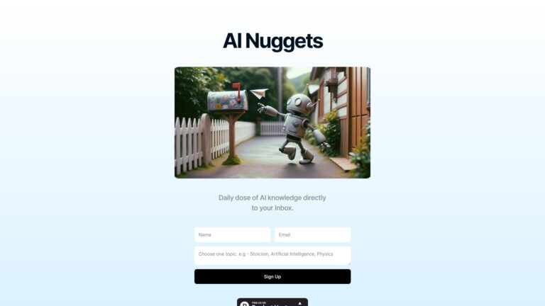Top AI Nuggets AI Tool Review