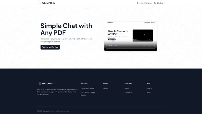 Smart Talkingpdf.io AI Tool Review