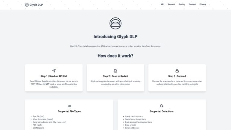 Advanced Glyph Dlp AI Tool Review