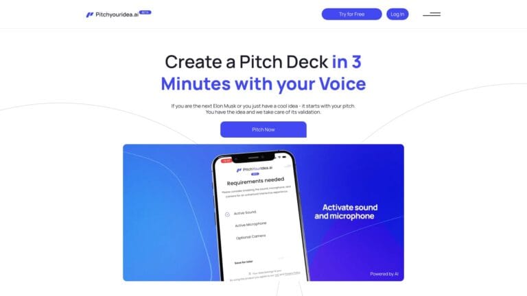 New Pitchyouridea.ai AI Tool Review