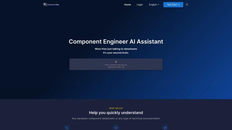 Free Datasheet.chat/techspec.ai AI Tool Review