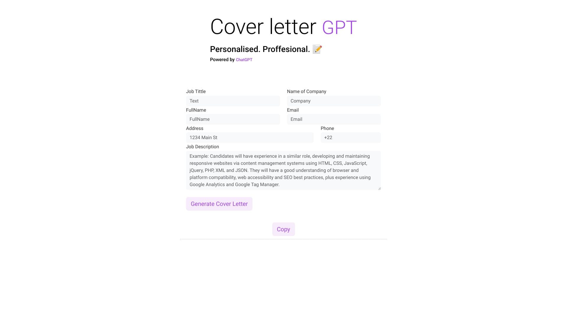 CoverLetterGPT logo