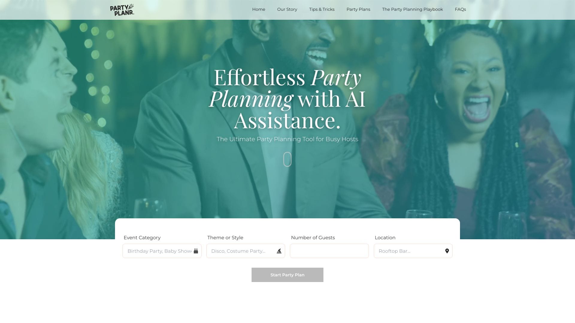 PartyPlanner.ai logo