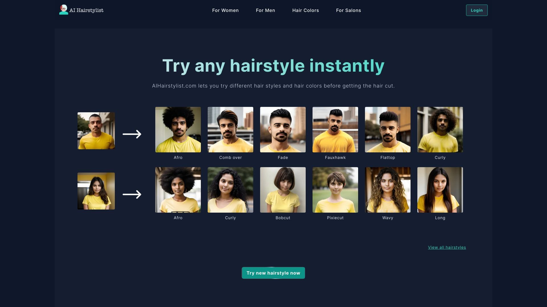 AI Hairstyle Changer logo