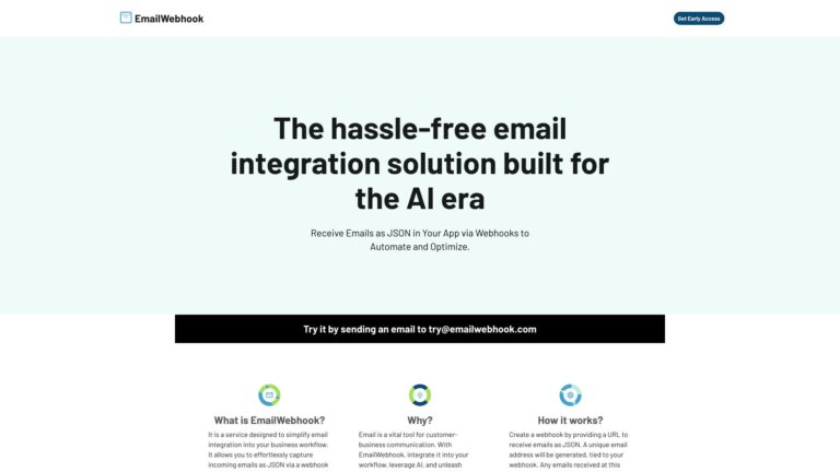 New Emailwebhook AI Tool Review
