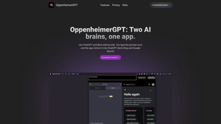 Top Oppenheimergpt AI Tool Review