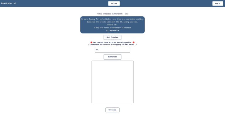 Advanced Readlater.ai AI Tool Review
