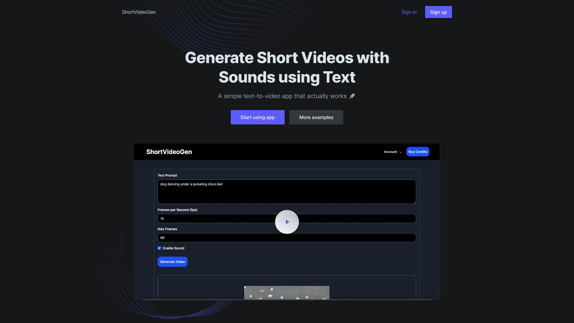 ShortVideoGen logo