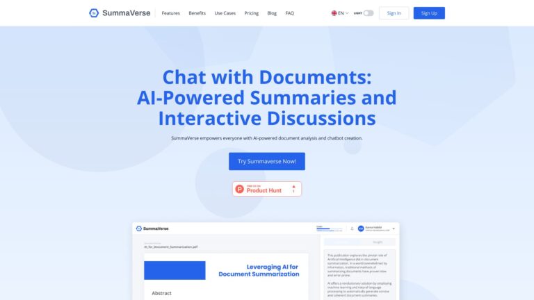 Trending Summaverse AI Tool Review