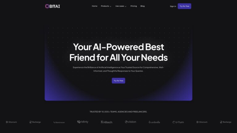 Powerful Bff AI AI Tool Review