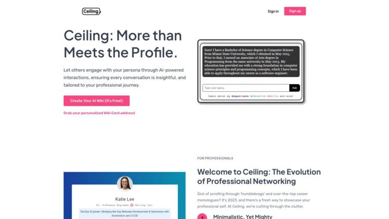 Popular Ceiling AI Tool Review
