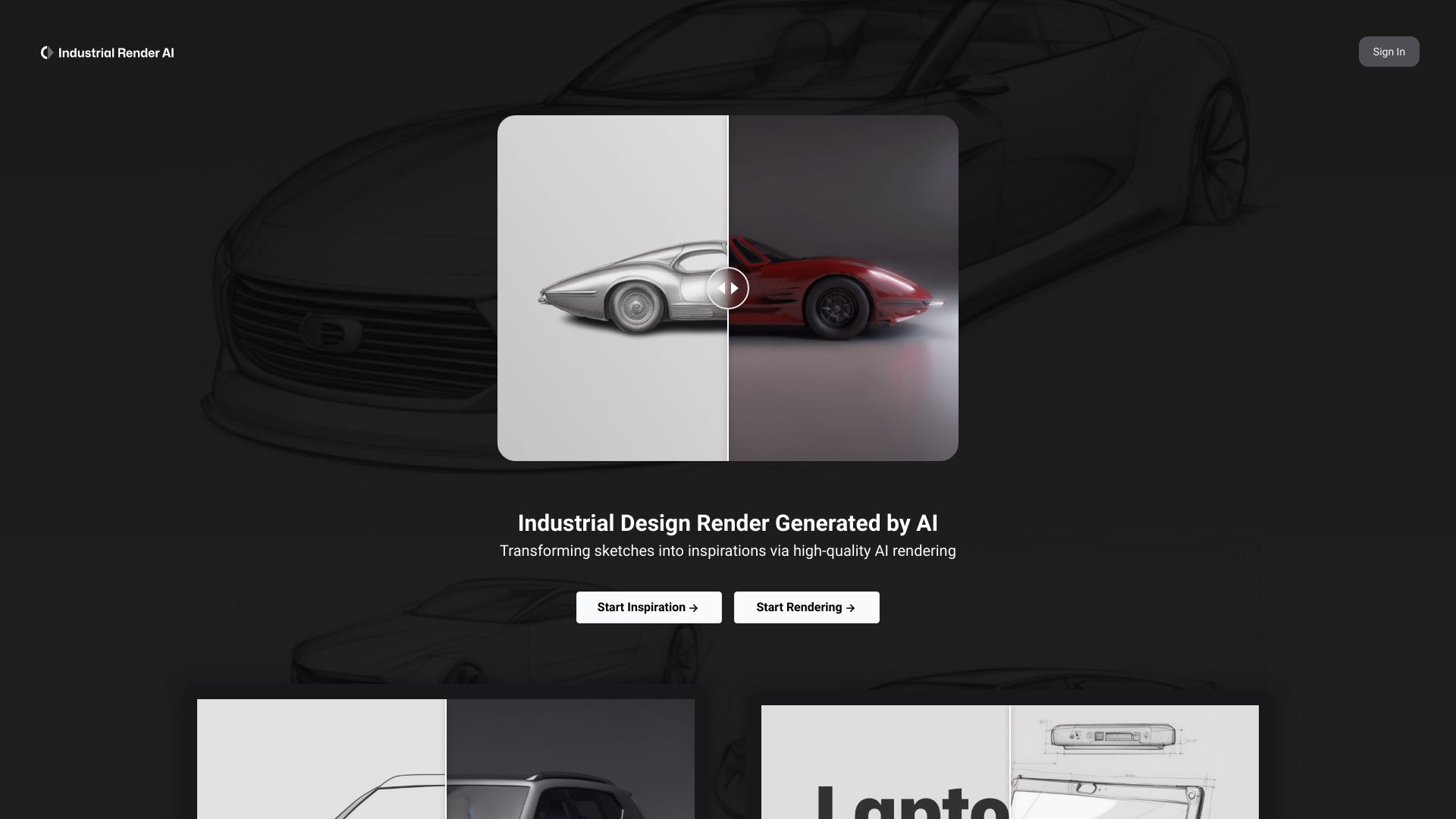 Industrial Render AI logo