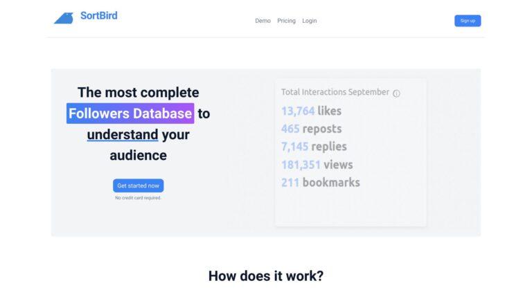 Free Sortbird AI Tool Review