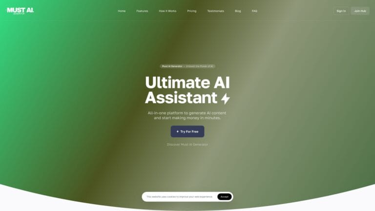 New Must AI Generator AI Tool Review