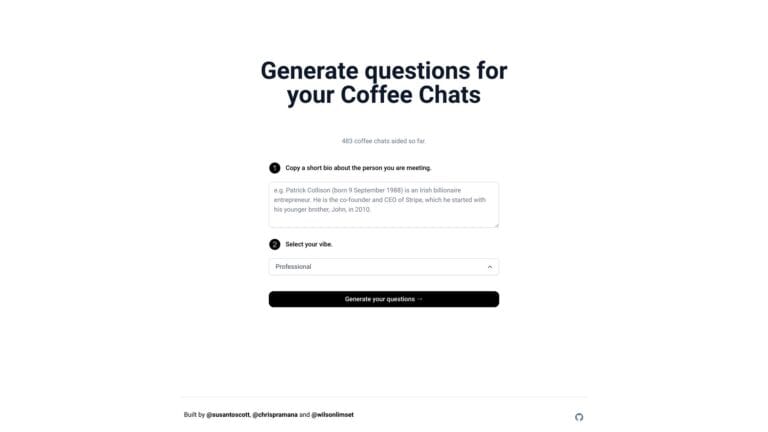 Popular Coffee Chat AI AI Tool Review