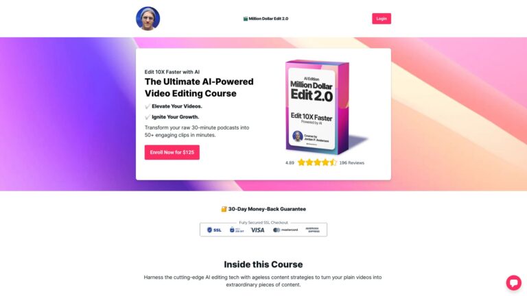 Top Milliondollar Edit 2.0 AI Tool Review
